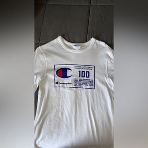 White Mens Champion Tee